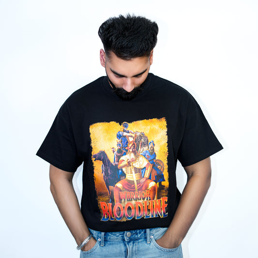 WARRIOR BLOODLINE GRAPHIC OVERSIZED T-SHIRT