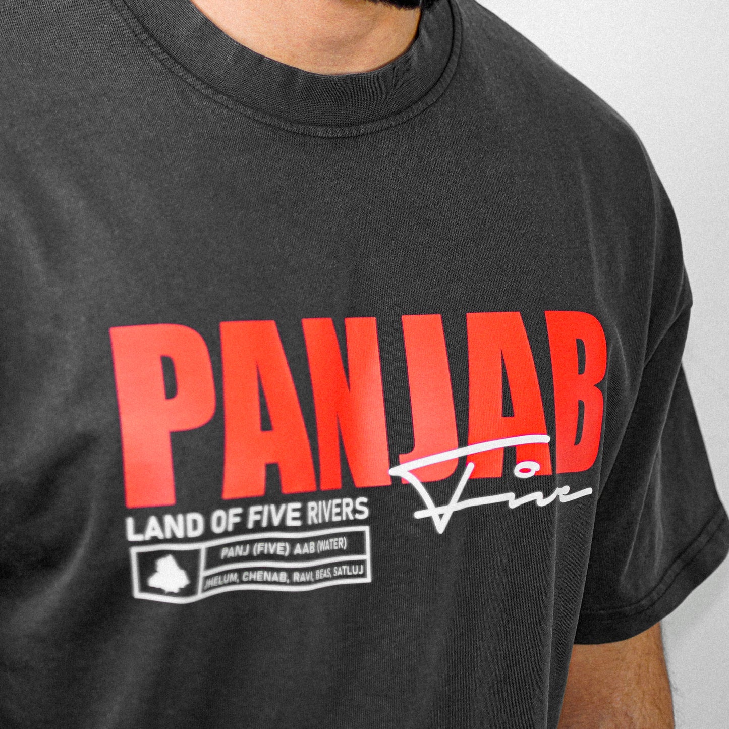 PANJAAB 5 RIVERS OVERSIZED T-SHIRT