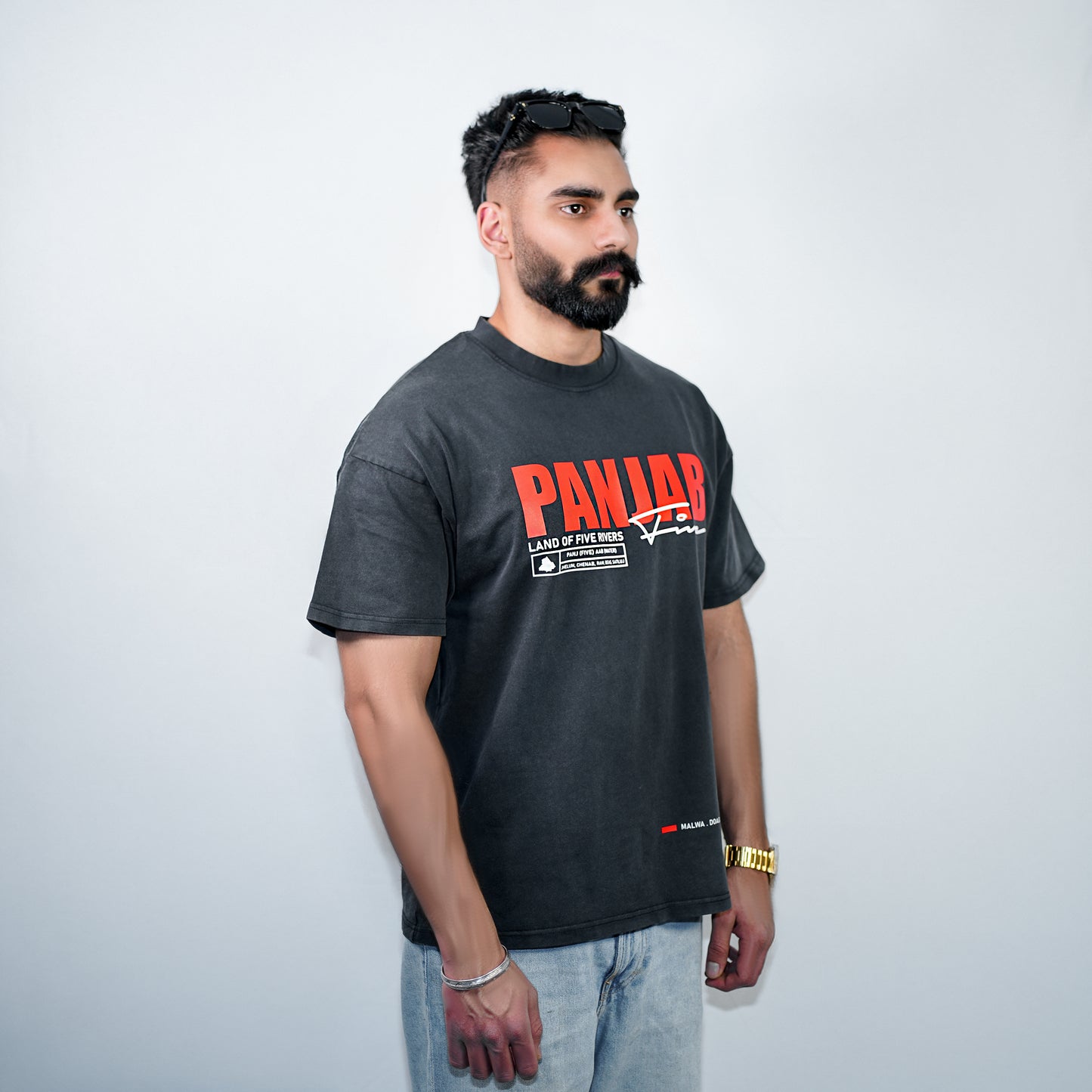 PANJAAB 5 RIVERS OVERSIZED T-SHIRT
