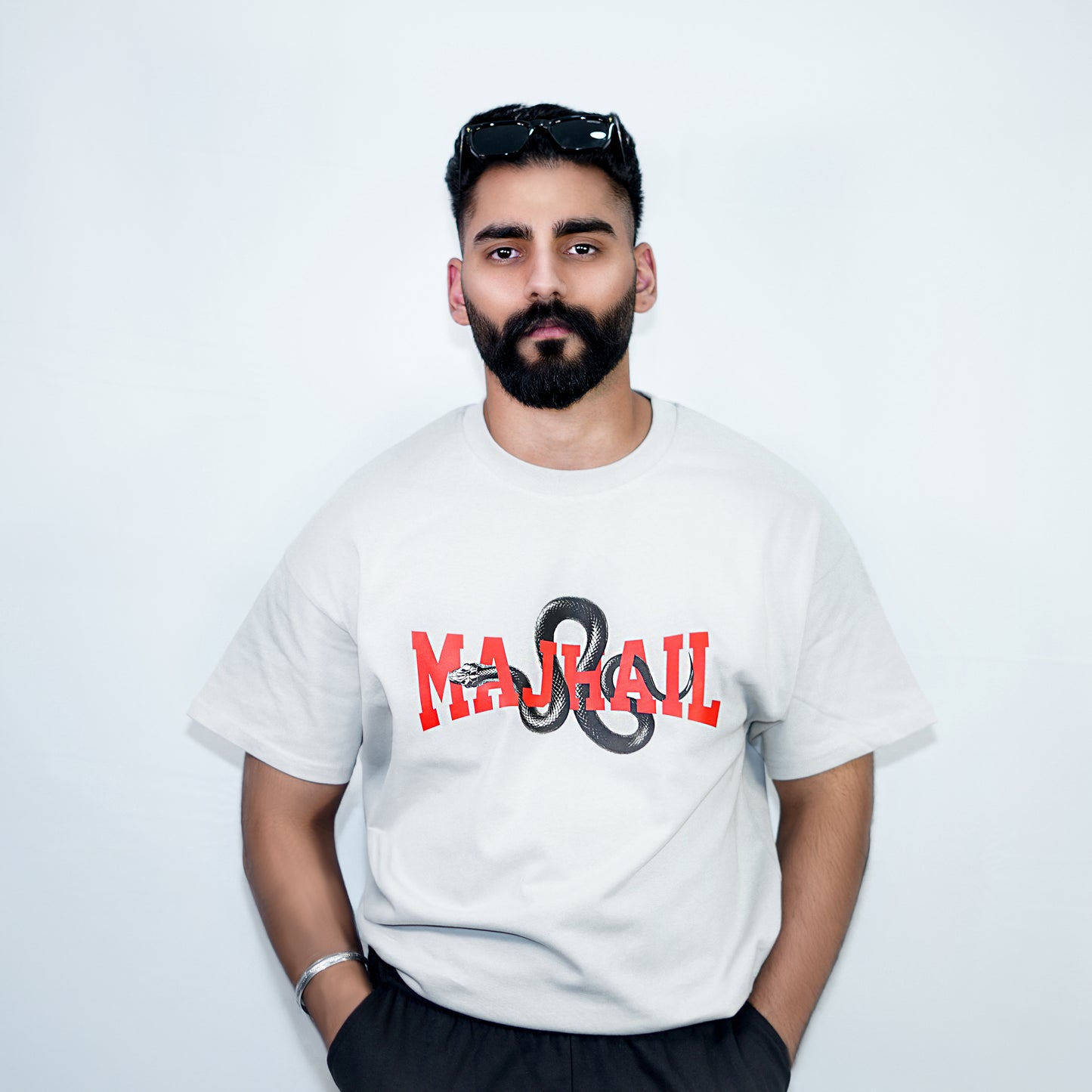 MAJHAIL SERPENT OVERSIZED T-SHIRT