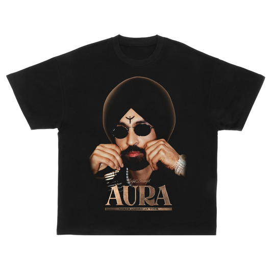 DILJIT DOSANJH AURA ORIGNAL OVERSIZED T-SHIRT