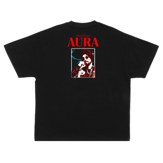 DILJIT DOSANJH AURA GRAPHIC OVERSIZED T-SHIRT