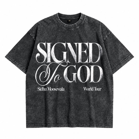 SMW SIGNED TO GOD SCRIBBLED LEGACY OVERSIZED T-SHIRT/HOODIE