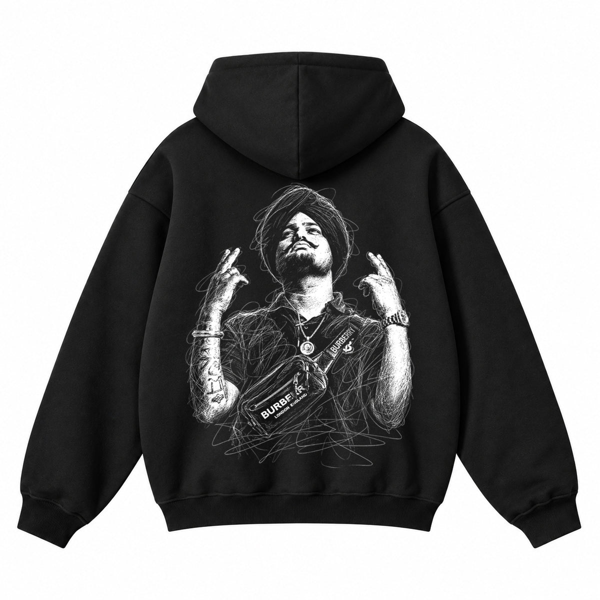 SMW SIGNED TO GOD SCRIBBLED LEGACY OVERSIZED T-SHIRT/HOODIE